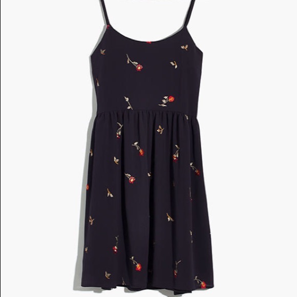 Madewell Dresses & Skirts - Madewell Embroidered Babydoll Cami Dress XXS